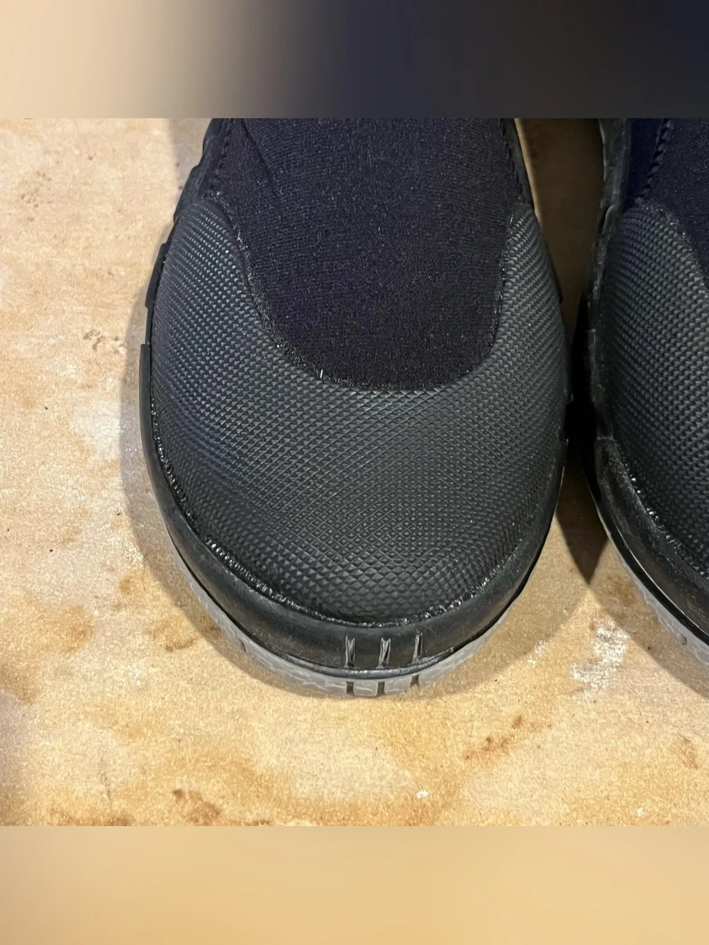 L.L. Bean Wet Suit Black Neoprene Zip Boots
